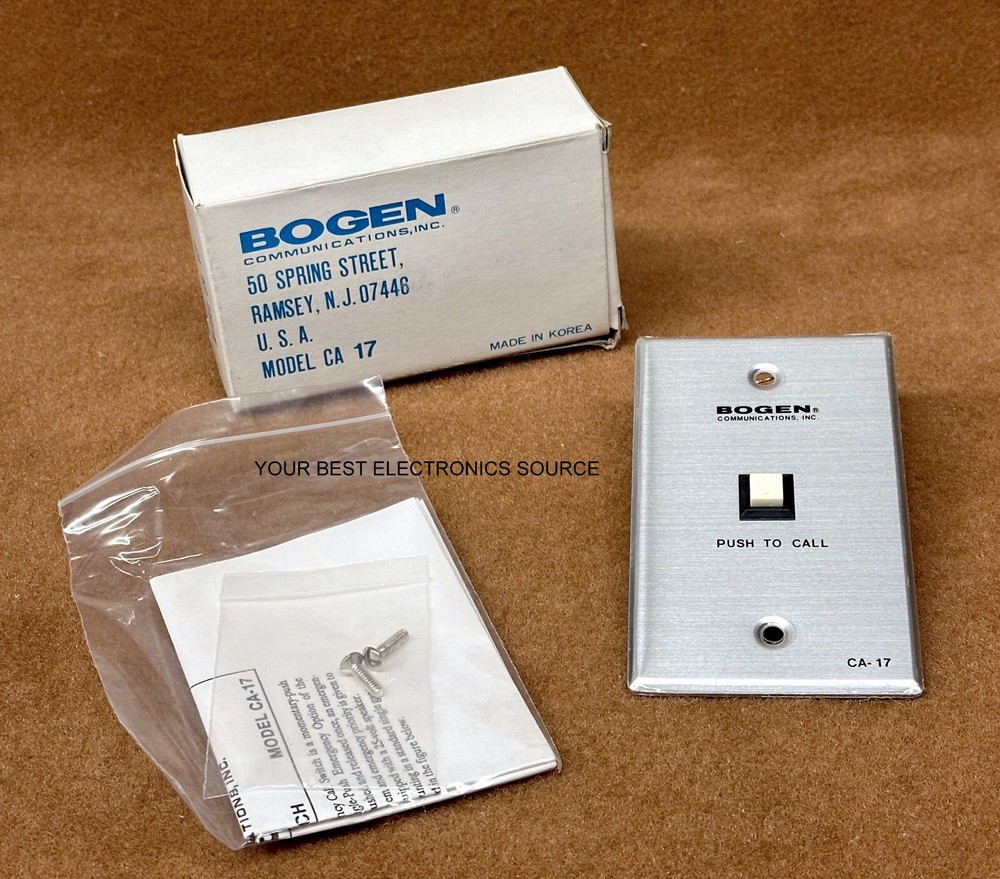 NOS BOGEN Model CA-17 Emergency Call Switch CA17