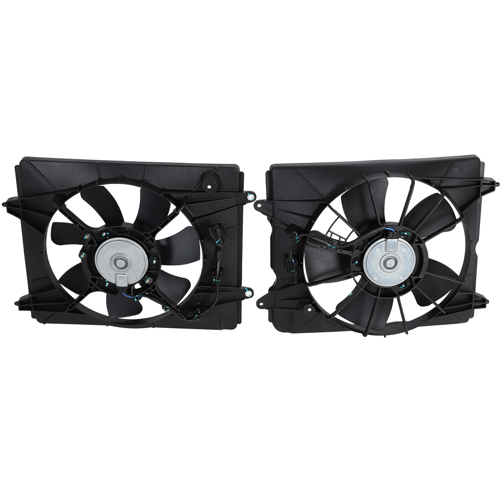 AC Radiator Condenser Cooling Fan For 2010-2016 Honda CR-V CRV 2.4L Left+Right