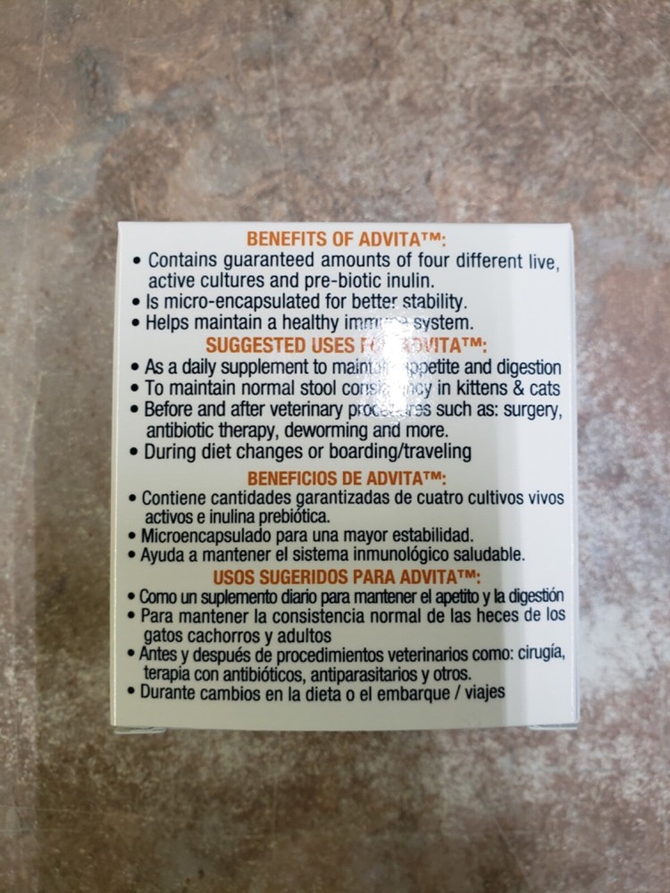 Advita Probiotic Supplement for Cats - 30 Packets