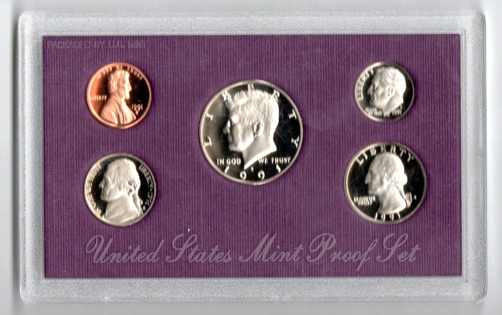 us coins auction 91 PROOF SET VERY NICE