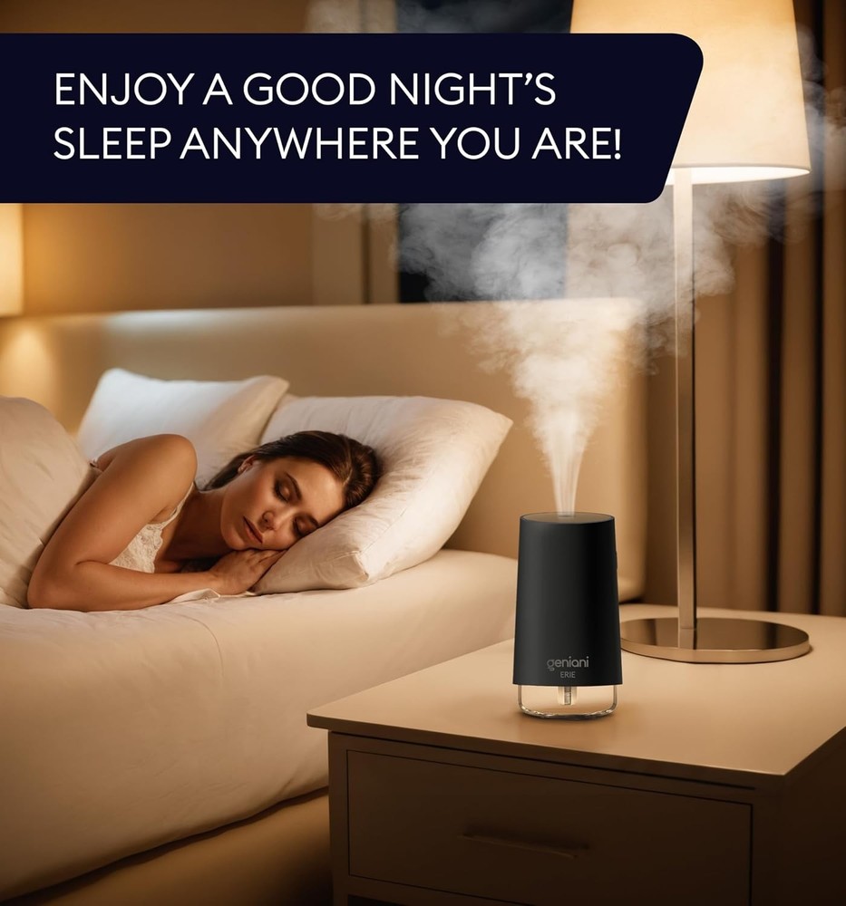 Portable Small Cool Mist Humidifier – USB Powered Not Rechargeable Compact