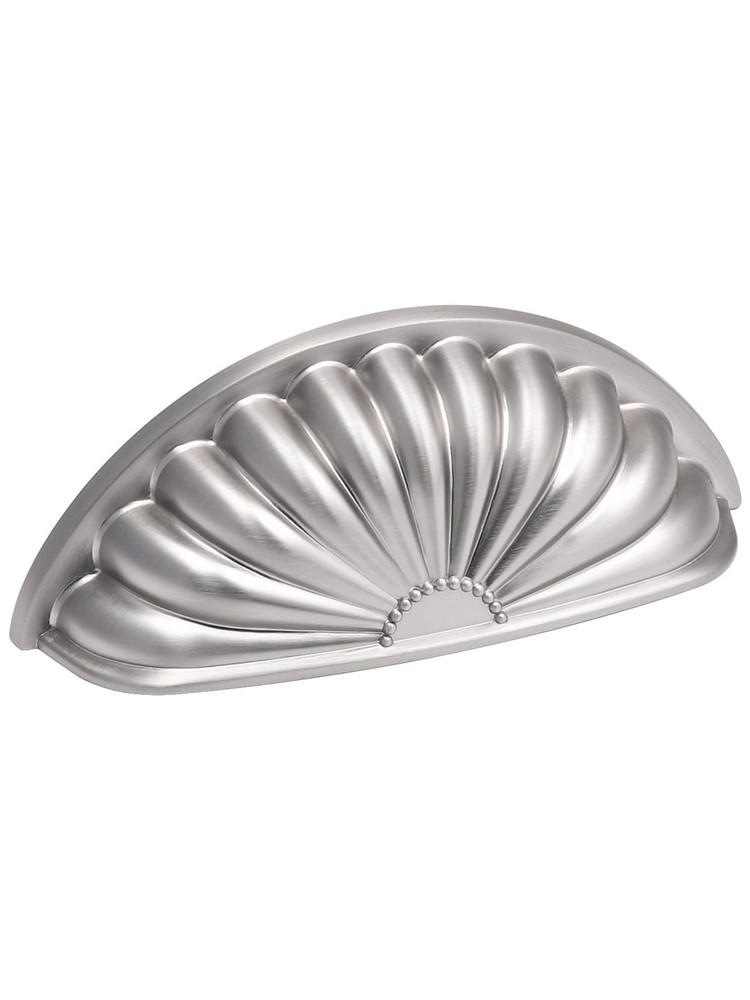 Brushed Nickel Cabinet Cup Pulls 3" Hole Center 10 Pack Silver Drawer Pulls K...