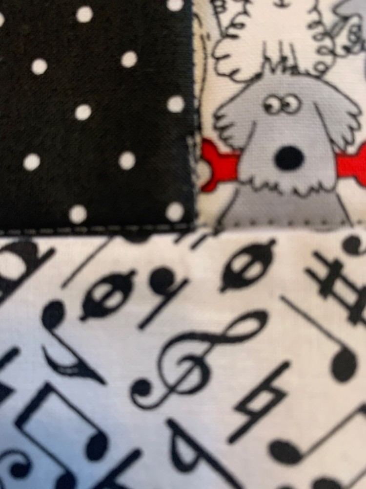 Handmade Quilted Puppy Placemats