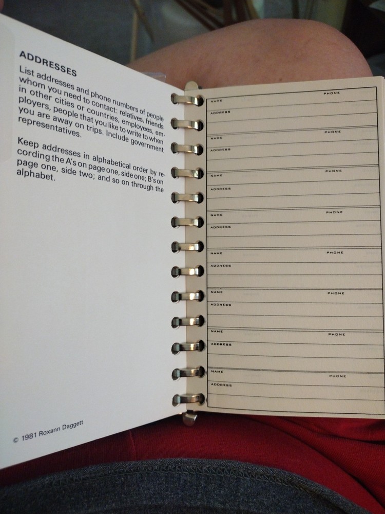 Vintage Goal Planner