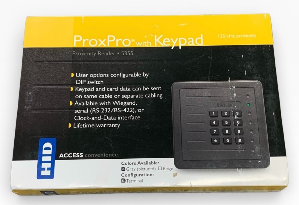 HID 5355AGK09-110315 ProxPro with Keypad