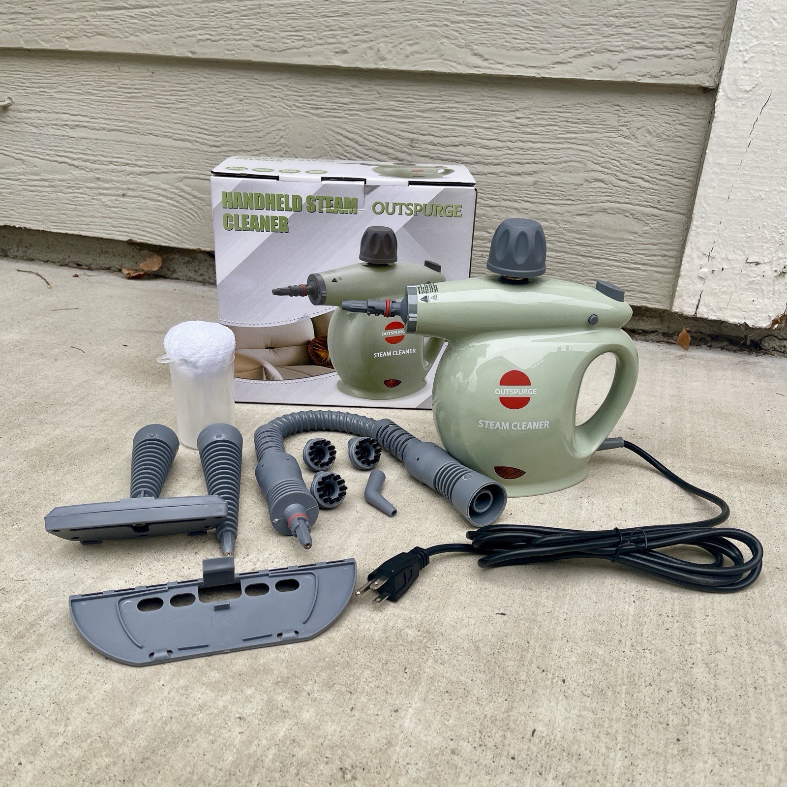 Handheld Steam Cleaner, Pressurized Multi-Surface Steam Shot with 13 Accessories