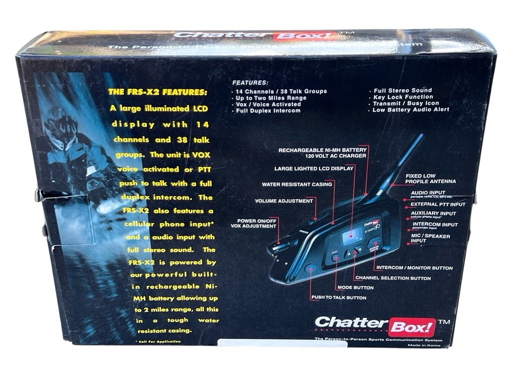 Chatter Box FRS X2 Full Face Kit