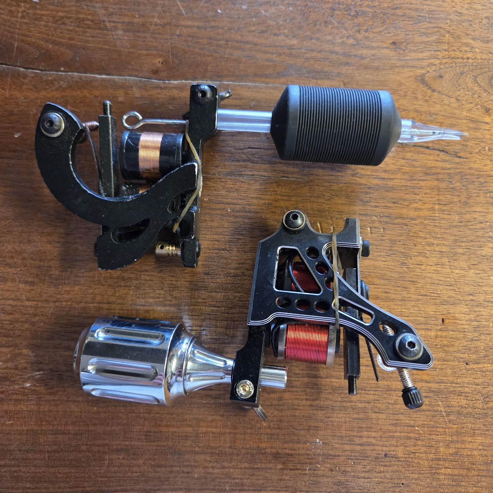 Vintage Tattoo Guns Dragonhawk + Unbranded ? Lot Of 2 Untested