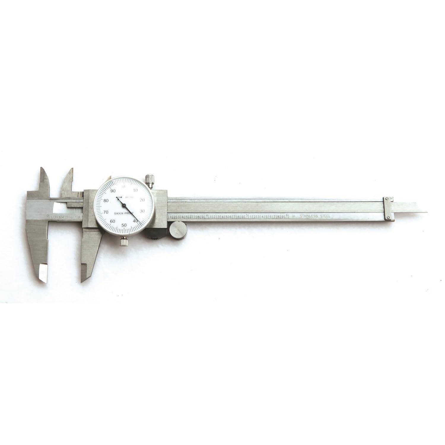 HFS(R) 0- 6" Stainless 4 Way Dial Caliper Imperial Caliper .001" Shock Proof