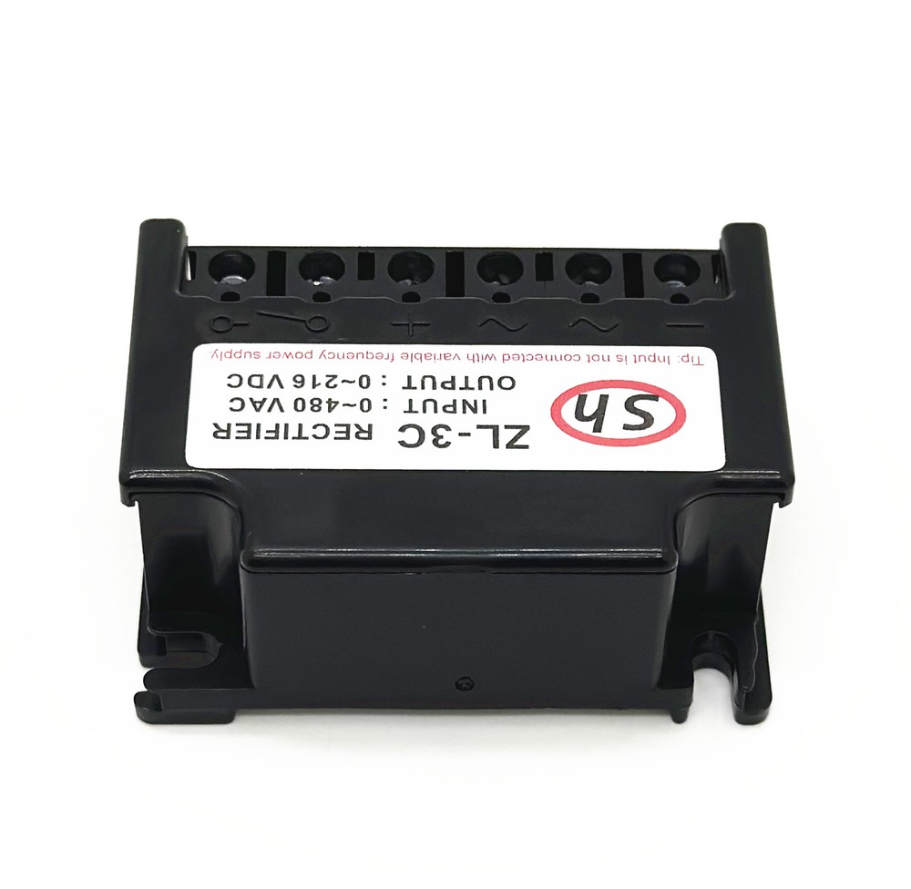 ZL-3C input: 0~480VAC output: 0~216VDC half-wave brake rectifier module