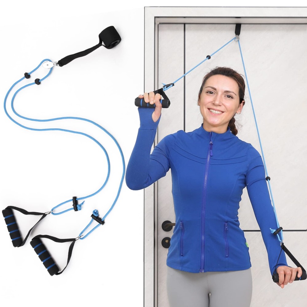 Shoulder Pulley Over The Door Physical Therapy System, Exercise Pulley