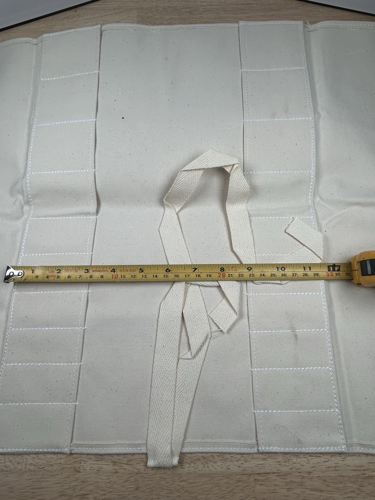 Japanese Timber Chisel Canvas Chisel Roll. Holds 10. From Japan.