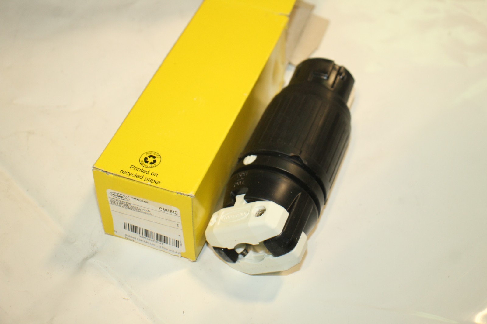 Hubbell Connector Insulgrip Twist-Lock CS8164C 50A 480V 3 Pole