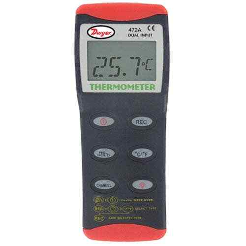 Dwyer 472A-1 Dual Input Thermocouple Thermometer