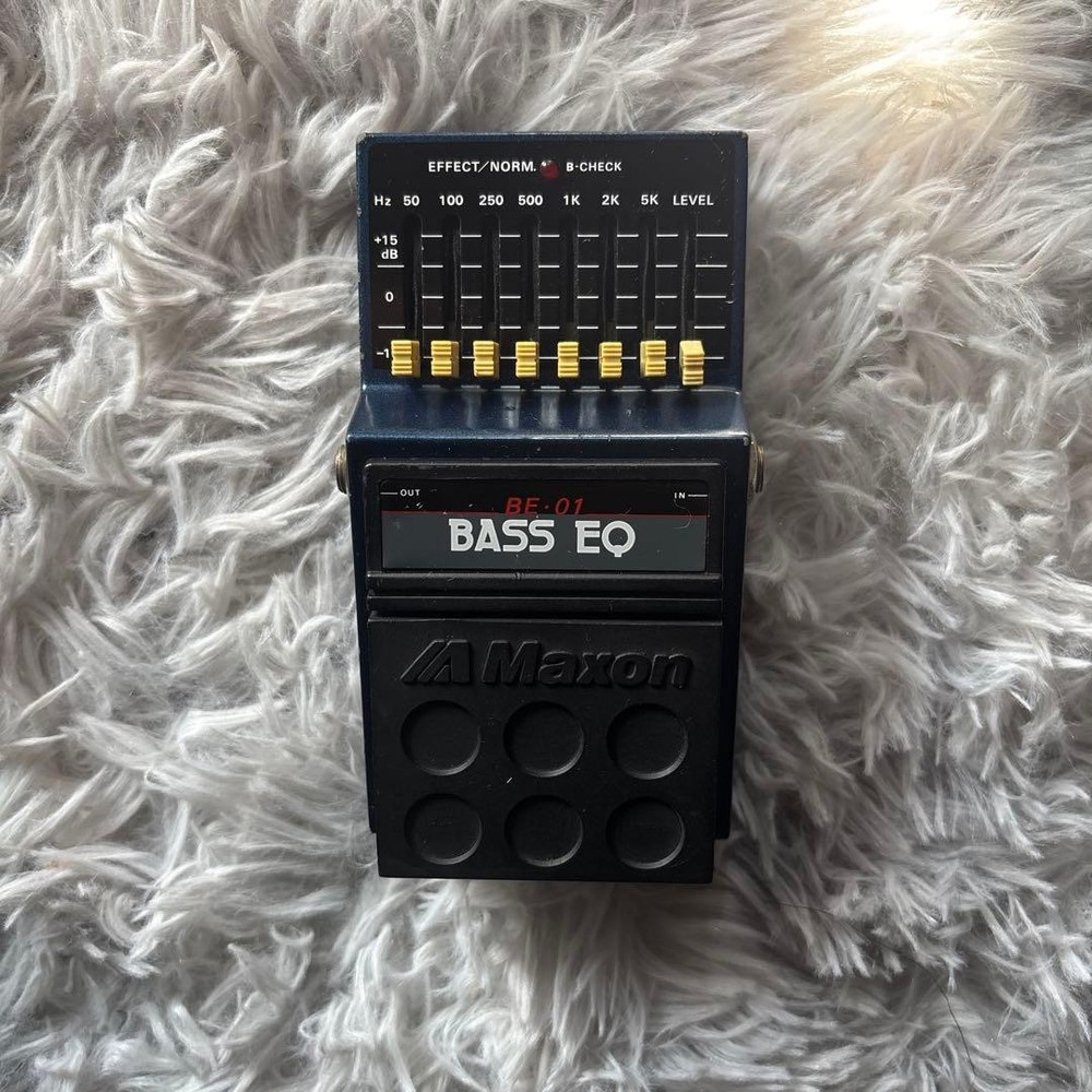 Good condition Maxon BE-01 bass EQ