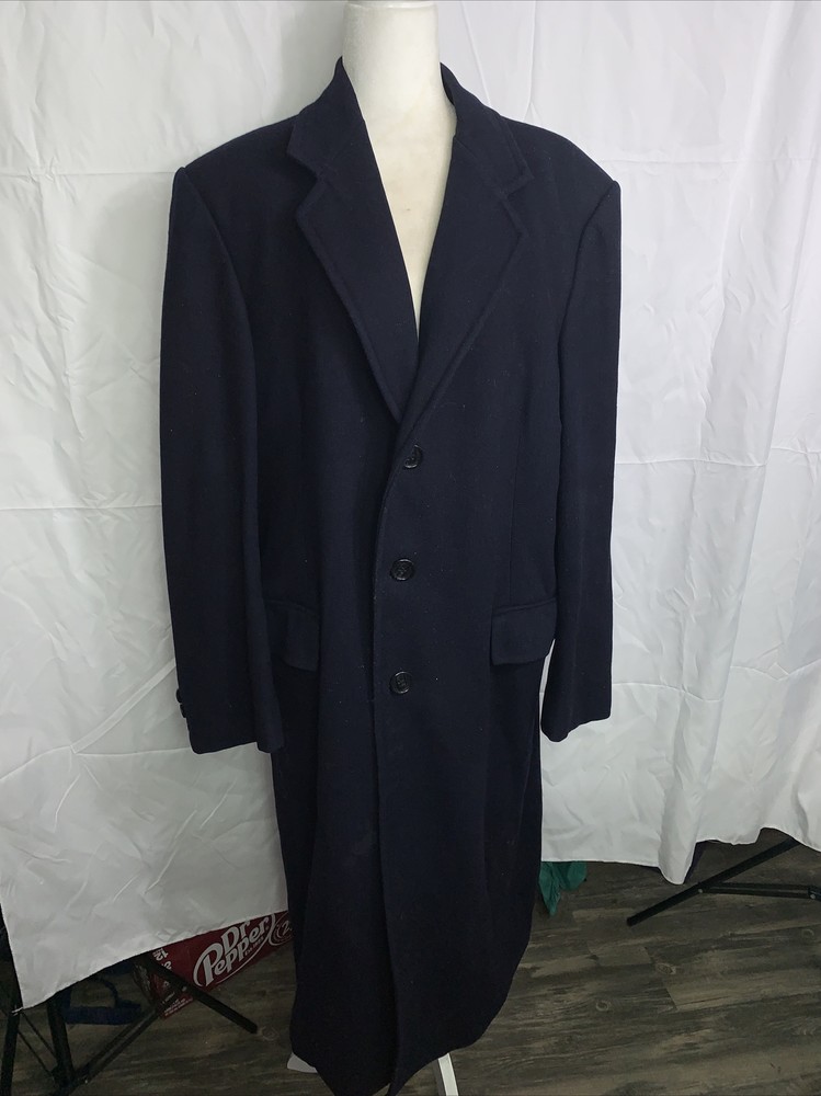 gina cappeli blue wool suit jacket 44R