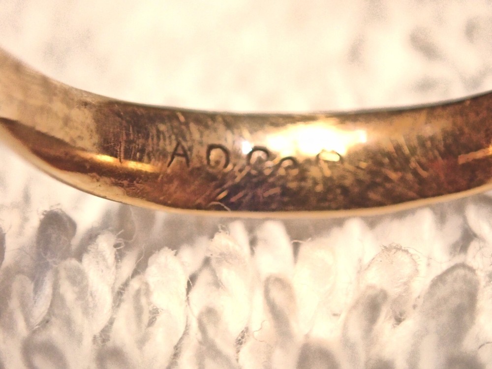 10K SOLID GOLD AMERICAN OPTICAL 1900 FRAME WITH PASTE-ON WAFER BIFOCALS!