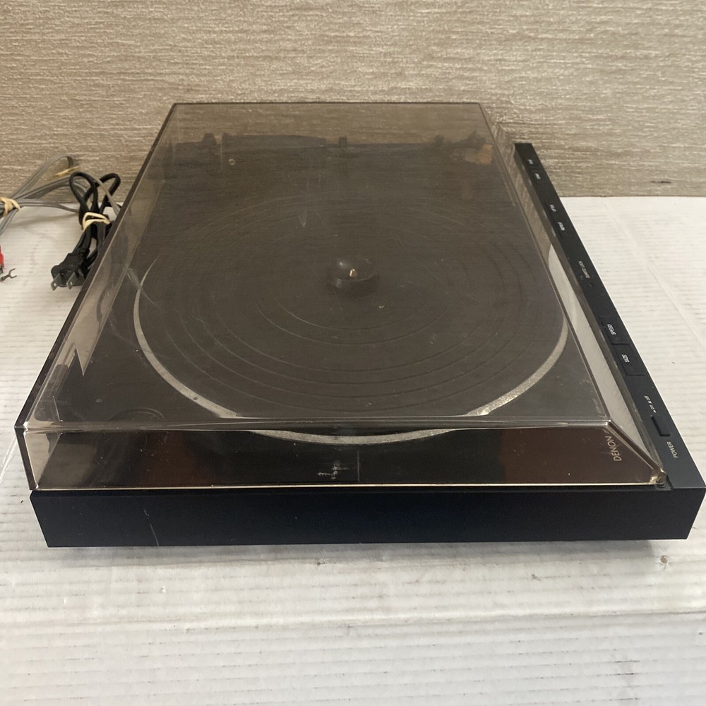 DENON Quartz DP-23F Micro Processor Controlled Fully Automatic Turntable WORKS!