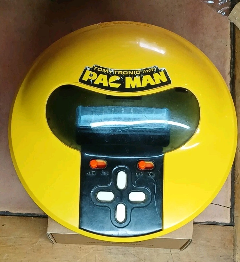 Tomy Pac-Man Yellow Handheld Electronic Game Battery Operated