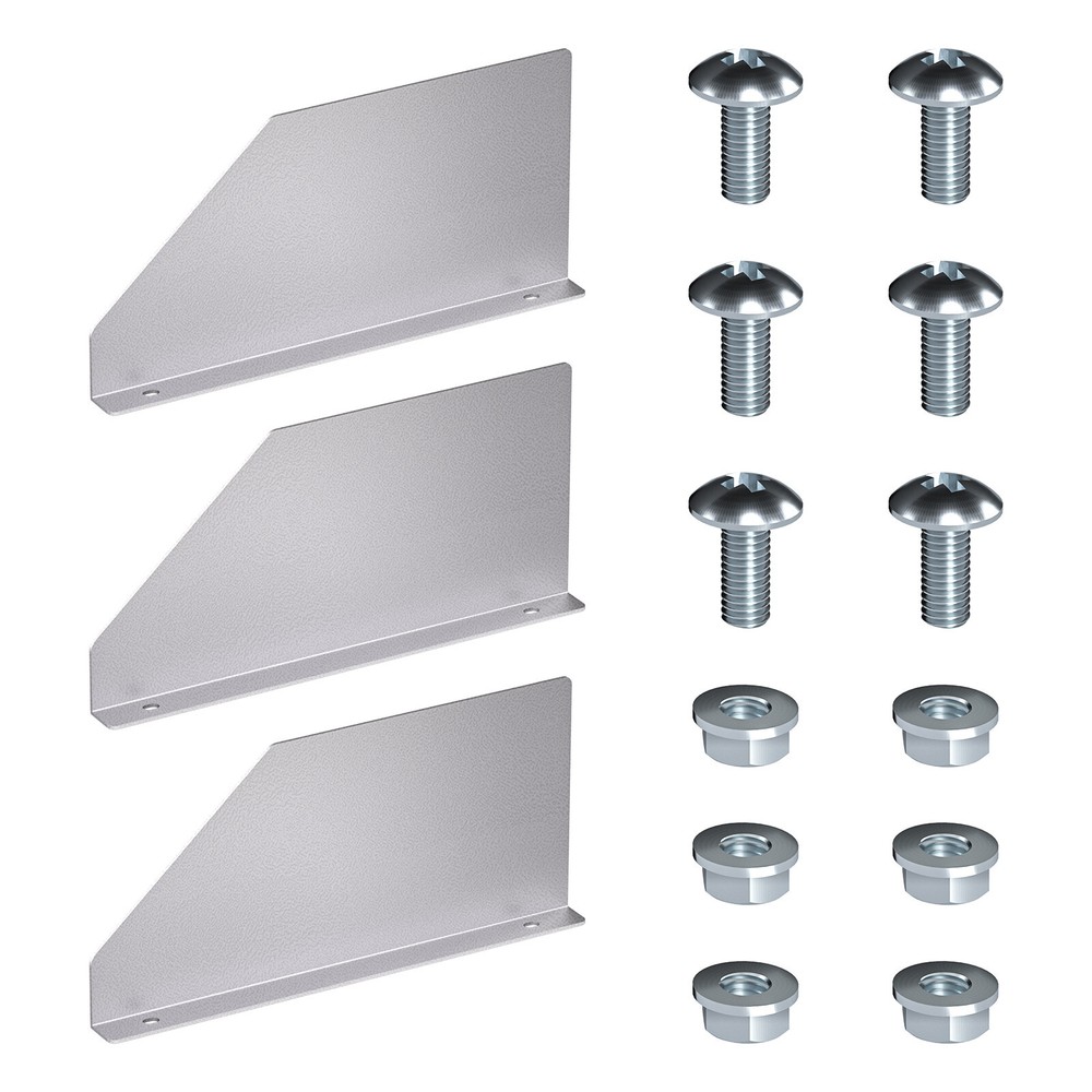 P-SH-Divider-B 5.9" Heightened Version Shelf Divider Shelf Accessories Grey