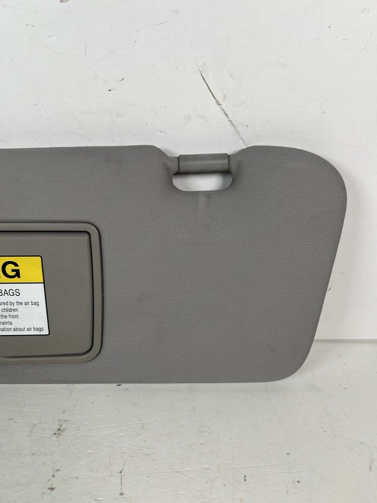 2007-2011 Honda CRV Driver Left Side Sun Visor Gray Vinyl NON Lighted
