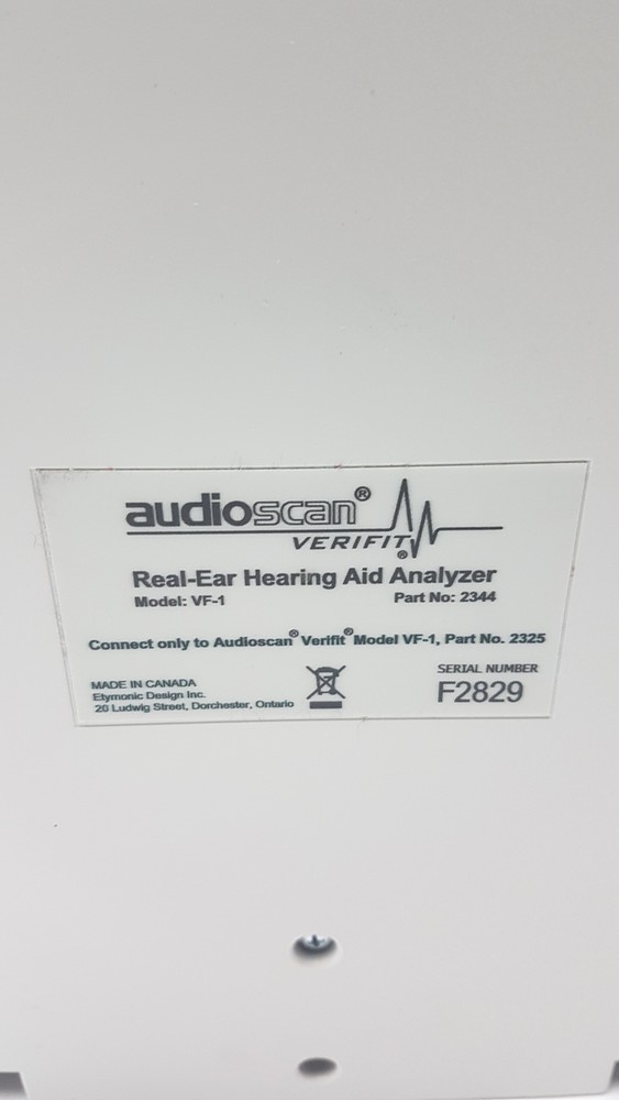 AudioScan Verifit VF-1 Real Ear Hearing Aid Analyzer