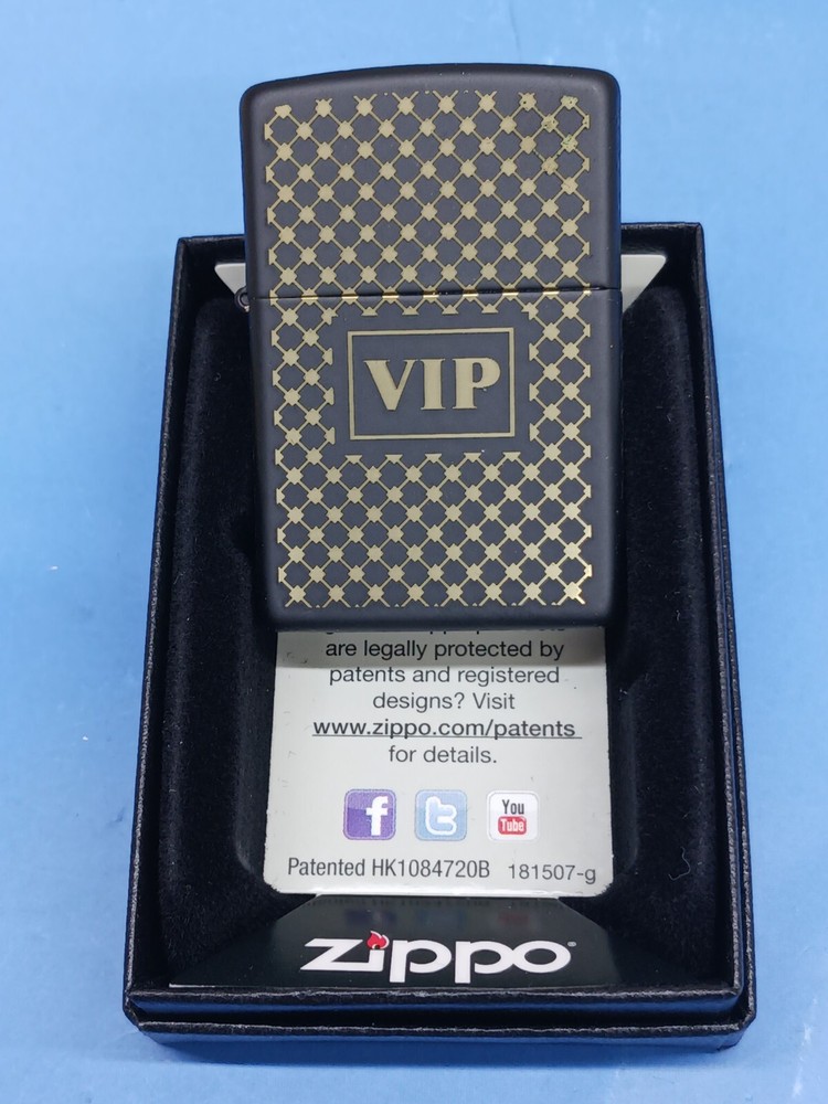 Zippo 28531 VIP Black Matte