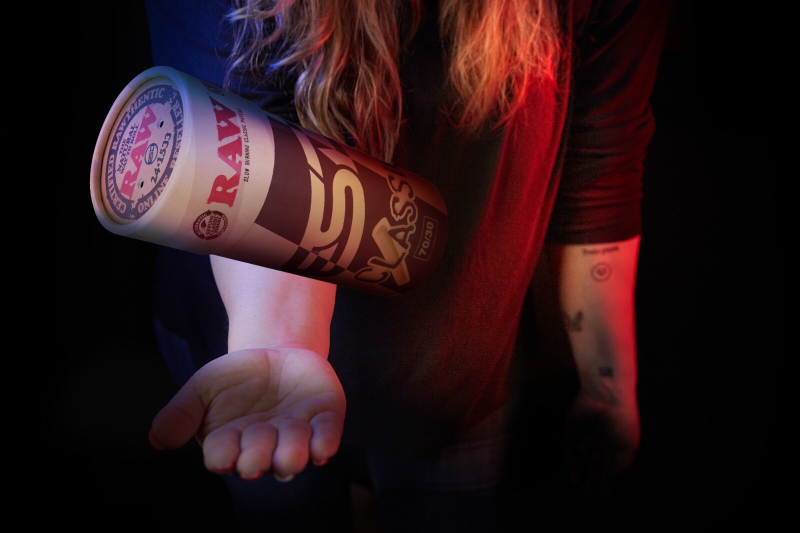 RAW Cones 70/30 Single Size Dogwalker | 50 Pack