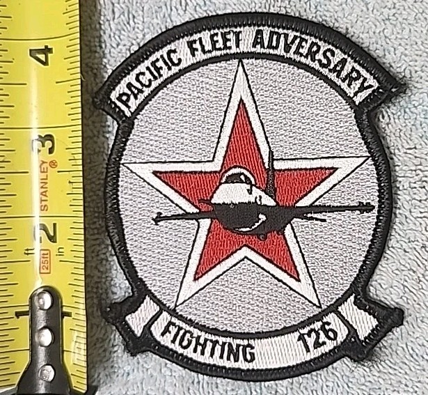 Vtg US Navy Fighting 126th Embroidered Patch