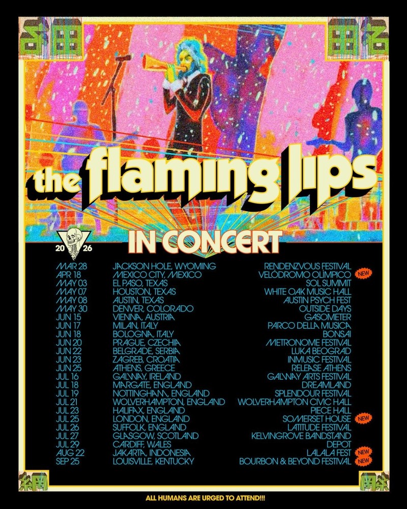 The Flaming Lips 2026 Poster