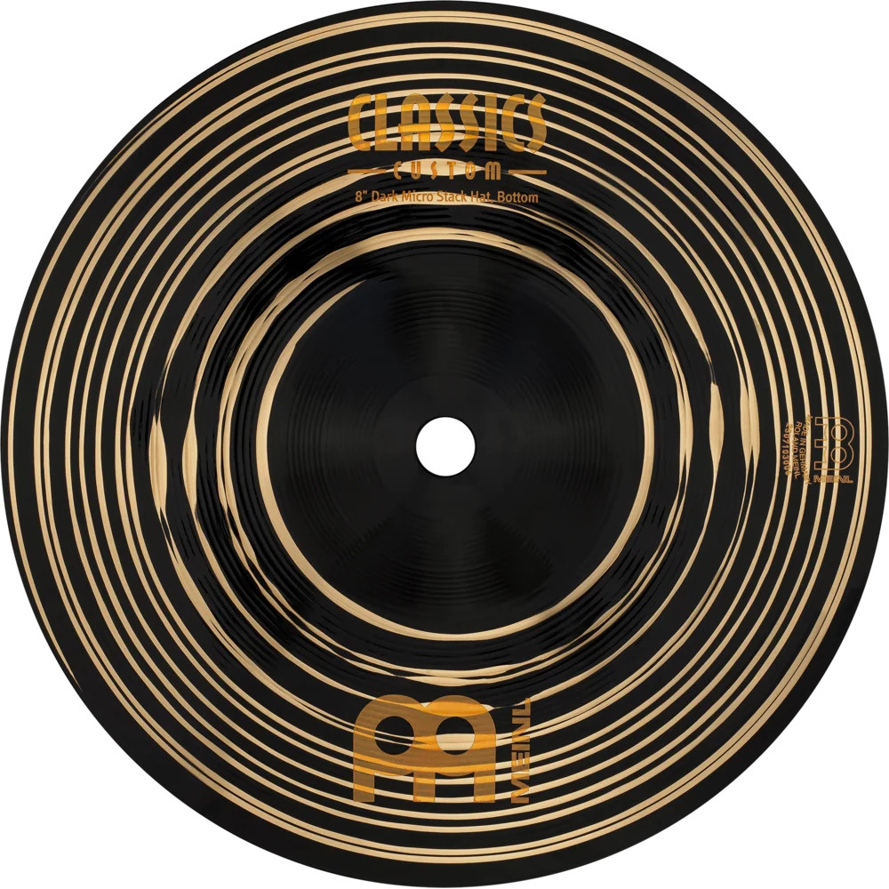 Meinl Classics Custom Dark Micro Stack Hi Hat Cymbals 8"