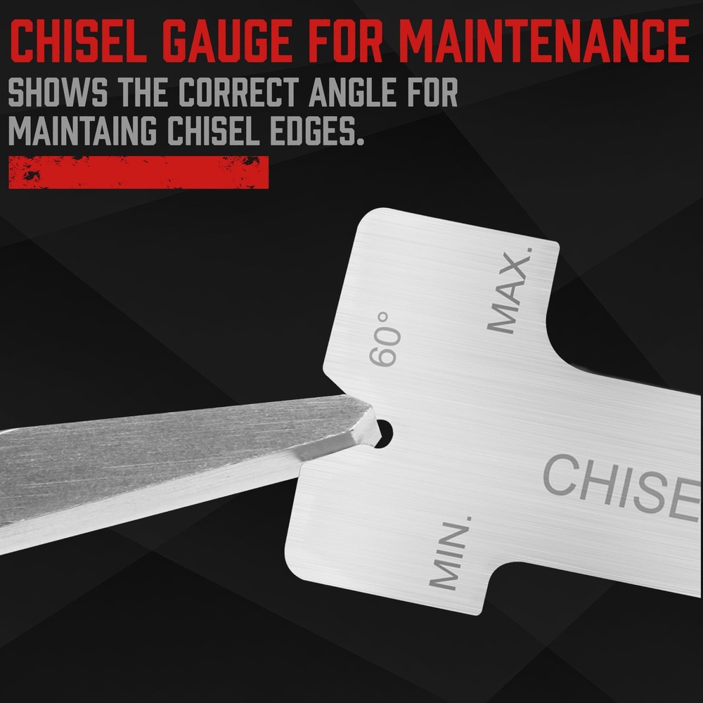 16-Piece Precision Punch & Chisel Set - Taper Punch, Pin Medium, Gray