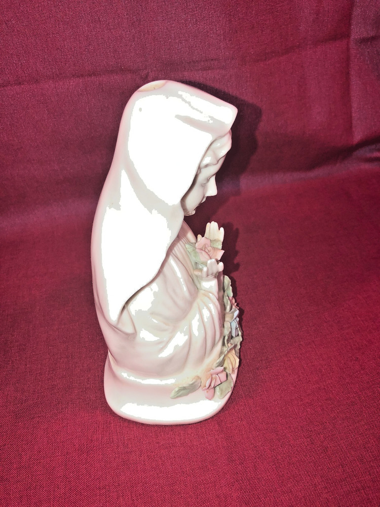 Lefton Madonna Porcelain Lamp Base