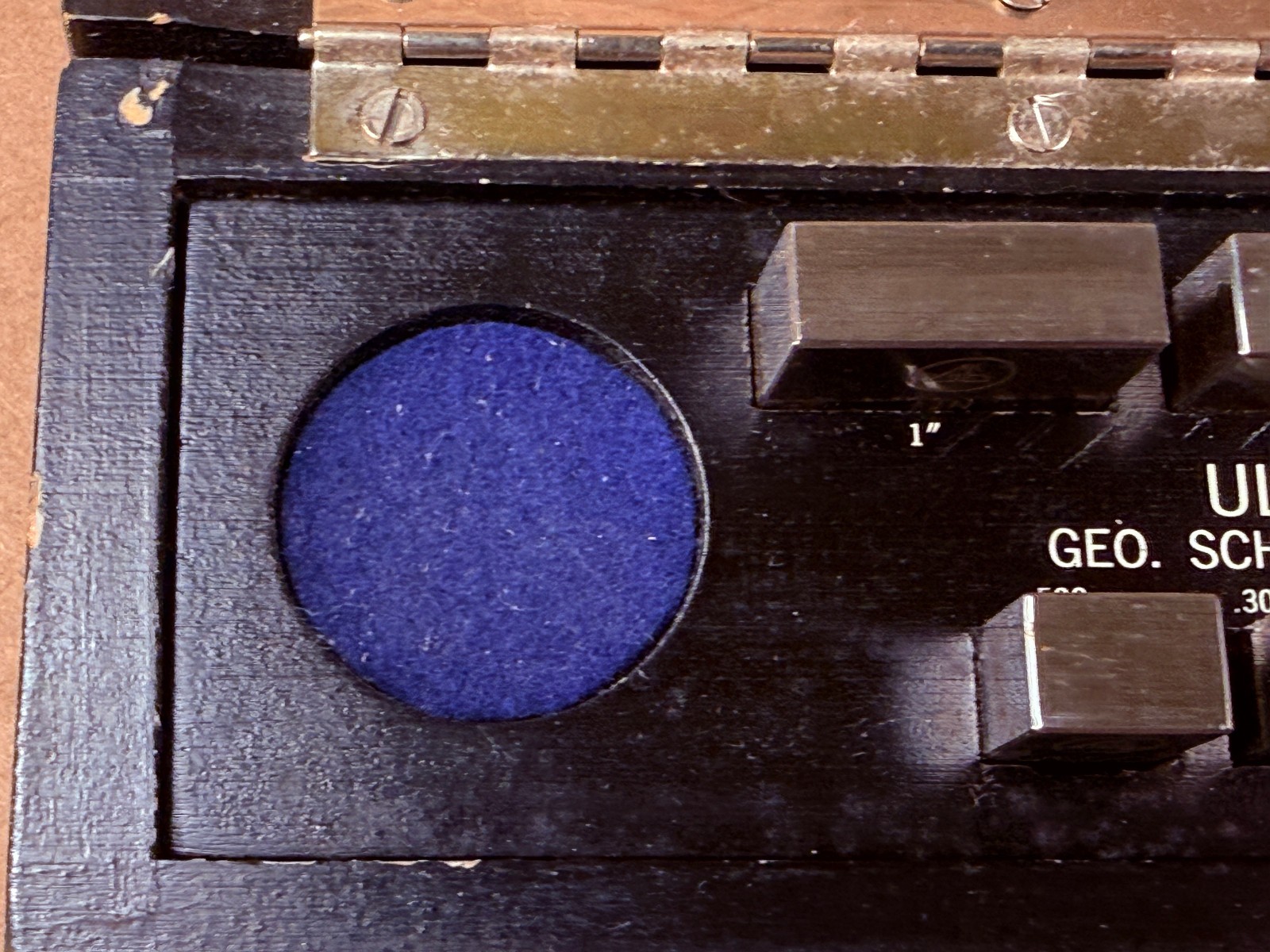 Vintage - ULTRA CHEX Gage Block Set Geo SCHERR .0625" - 2" in Case