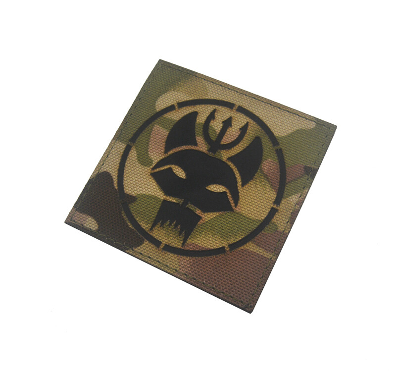 Navy SEAL Trident Reflective IR Hook & Loop Patch