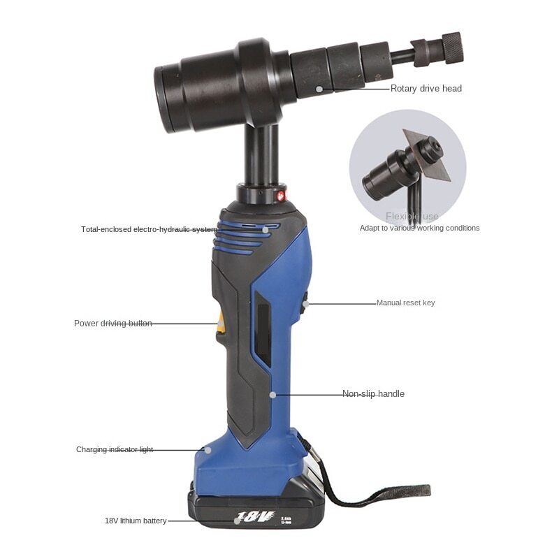 便携式 充电 EZ-60K 电动直柄 液压开孔器-