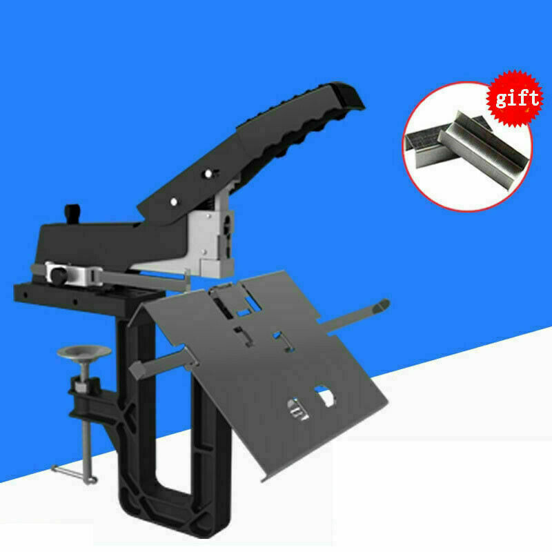 Manual Dual Flat Nail Saddle Stitch Stapler Binding Machine Binder Saddle Staple