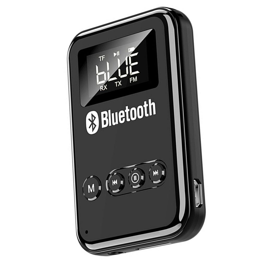 Bluetooth Wireless FM Transmitter Adapter Receiver for Car Audio Music Headphone