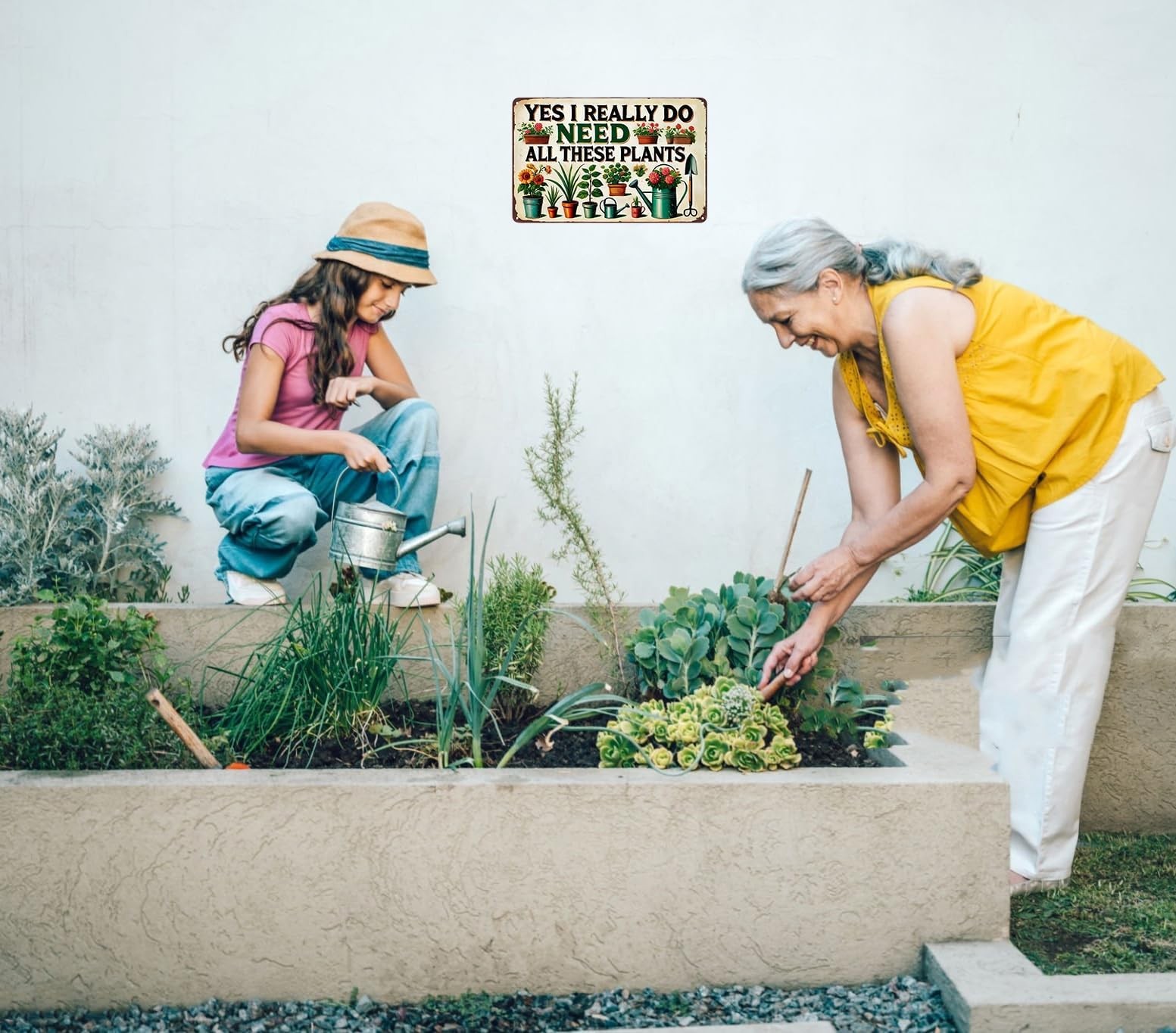 Bestylez Garden Gifts I Really Need All These Plants 8x12