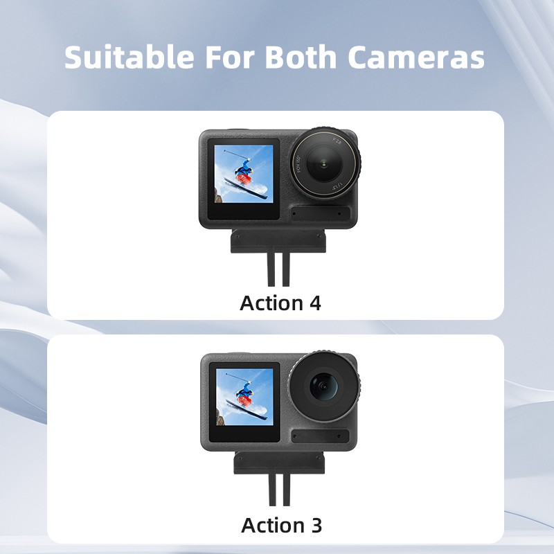 Camera Magnetic Adapter Vlog Photo Base Quick Release Mounts for Osmo Action 3/4