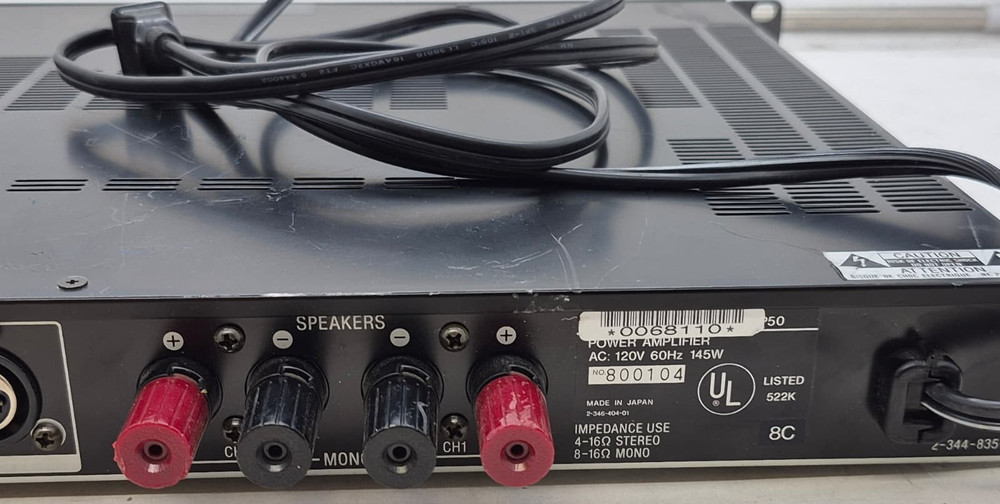 SONY SRP-P50 POWER AMPLIFIER - Missing Volume Knob