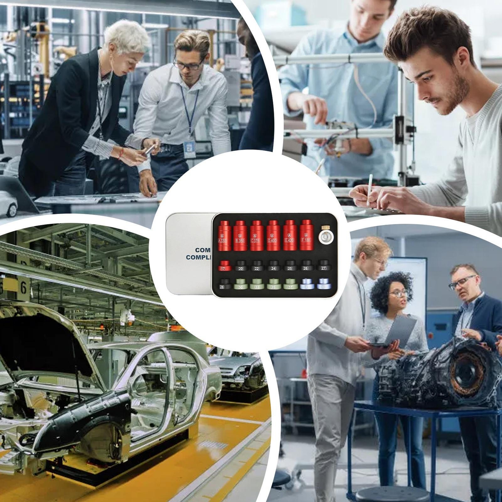 Hornady 14 Gauge Bullet/OGive Gauge Comparator Kit Organizer/Holder Box