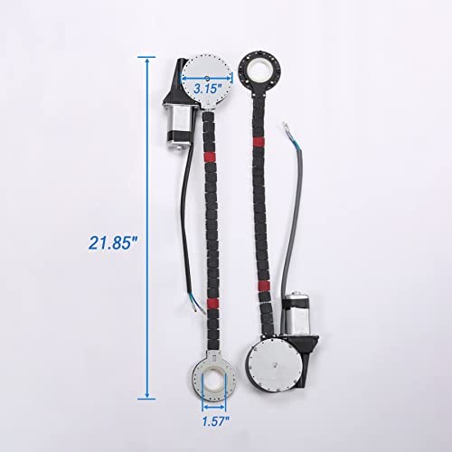 JDMSPEED New Universal Electric Power Window Lift Regulator Conversion Kit with