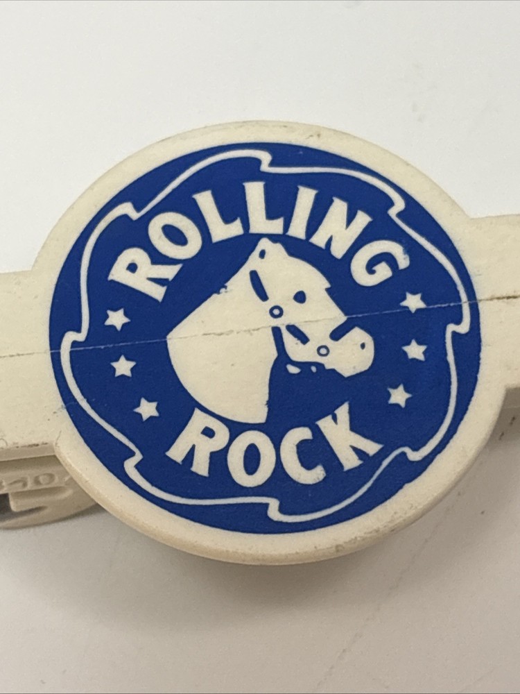 ROLLING ROCK ADVERTISING KEY CHAIN AND BOTTLE OPENER