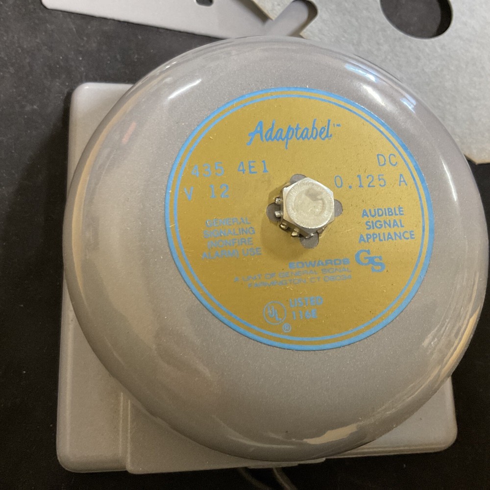 NOS Edwards Singnaling 435-4E1 DC Vibrating Bell