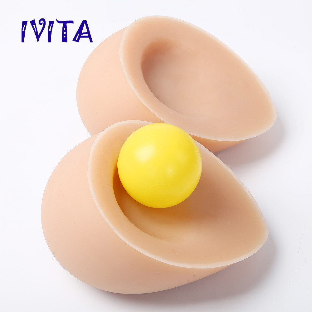 IVITA G Cup Silicone Breast Forms Crossdresser Fake Boobs Enhancers