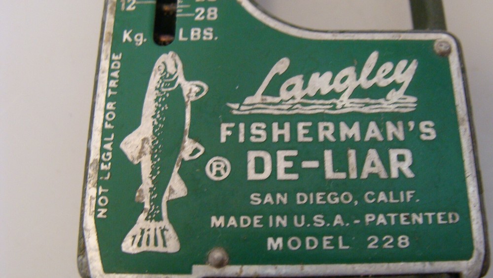 Langley Fisherman's Scale De-Liar Model 228