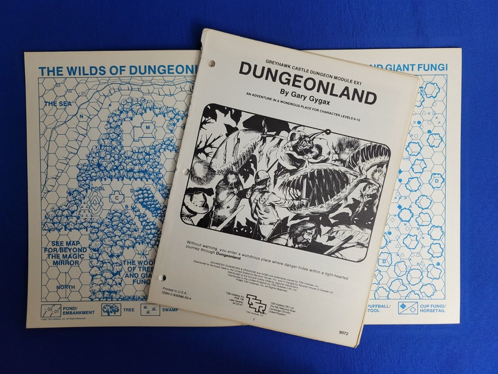 Dungeonland Adventure Module - AD&D EX1