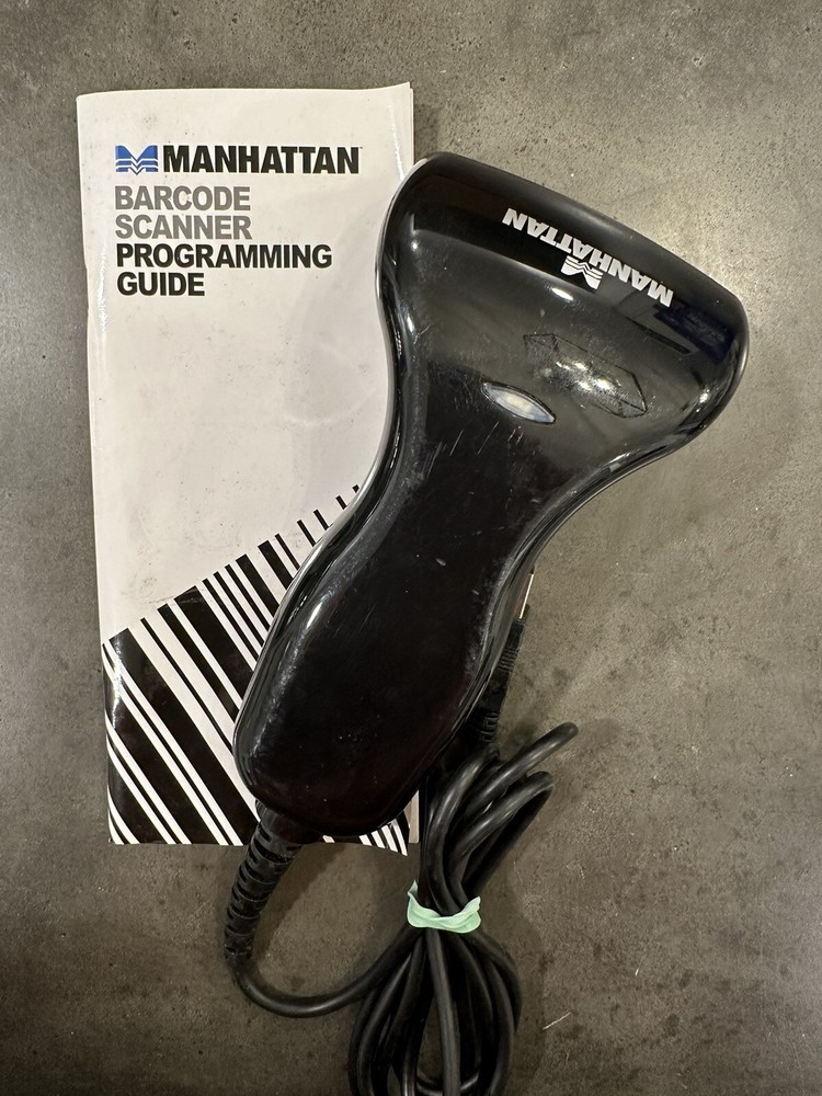 Manhattan USB CCD Barcode Scanner 80 mm 401517 PRE-OWNED / TESTED!