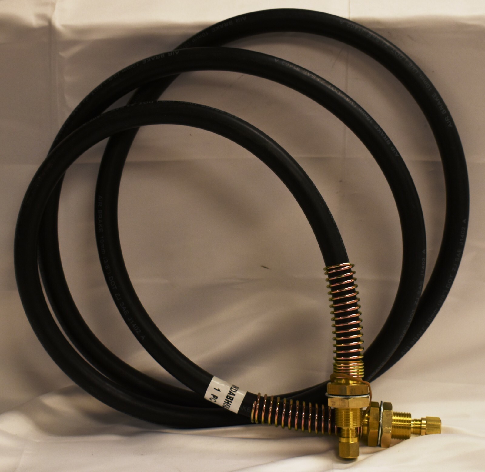 MAXX HD COMMERCIAL TRUCK 3/8 INCH RUBBER TRAILER SLIDE HOSE PAIR - 108" LONG